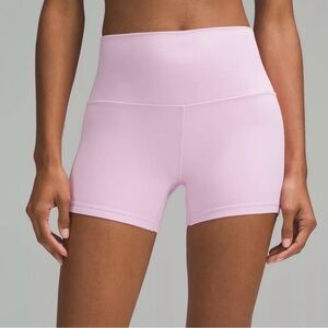Lululemon Align Light Pink High-Rise 4” Shorts
